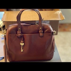 Fossil Rachel Satchel Leather